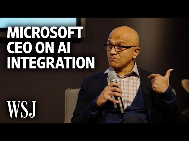 A Microsoft vezérigazgatója, Satya Nadella: A termékek hozzáférnek a nyílt mesterséges intelligencia eszközökhöz, például a ChatGPT-hez.
