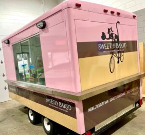 Milwaukee dessert trailer Sweetly Baked selger CBD-infunderte bakevarer