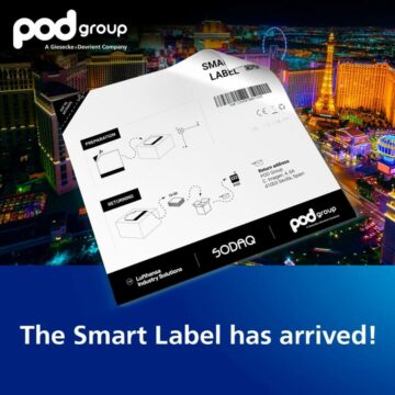 Pod Group, SODAQ ja Lufthansa Industry Solutions julkaisivat ensimmäisen kaupallisen Smart Tracking Labelin CES:ssä