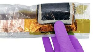 Powering wearable technology with MXene textile supercapacitor 'patch'