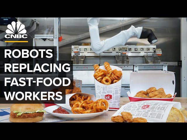 Robôs substituem trabalhadores de fast food?