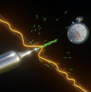 Forskare genererar och mäter den kortaste elektronpulsen hittills