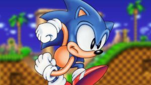 Sonic era originalmente um menino humano com cabelo espetado azul
