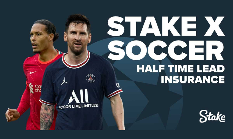Stake X Soccer: ハーフタイムリード保険