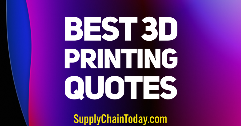 Le migliori citazioni sulla stampa 3D.