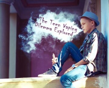 Børnene vil alle blive stenet Myte - Vaping af nikotin overgår cannabis og alkohol for det mest almindelige stofmisbrug af teenagere