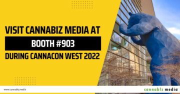 CannaCon West 903 کے دوران بوتھ 2022 پر Cannabiz Media کا دورہ کریں | کینابیز میڈیا