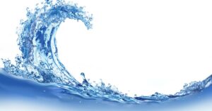 Wassertechnik fängt eine Welle