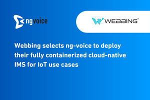 Webbing ng-voice را برای استقرار IMS برای موارد استفاده IoT انتخاب می کند