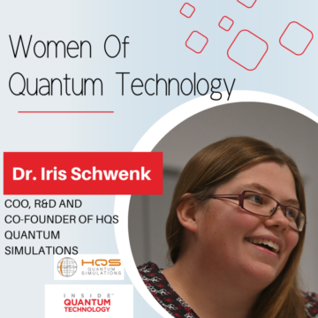 양자 기술의 여성: HQS Quantum Simulations의 Iris Schwenk 박사