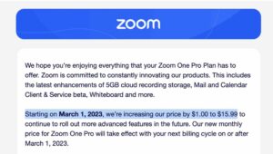 Zoom і Shopify є останніми лідерами SaaS, які підняли ціни. Вони не самотні.
