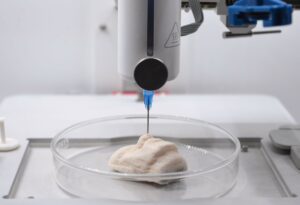 Pencetakan 3D dengan tinta yang mengandung bakteri menghasilkan komposit seperti tulang