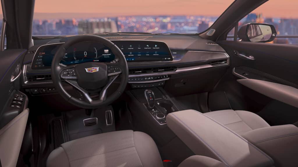 2024 Cadillac XT4 interior REL