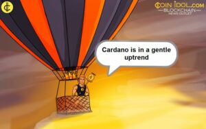 Cardano Is In A Gentle Uptrend And Is Targeting The High At $0.45