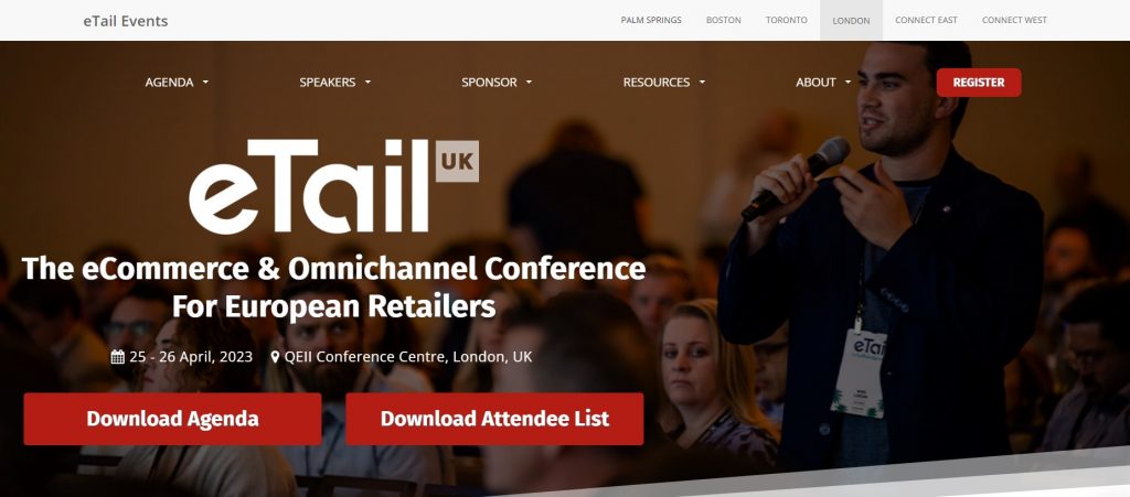 eTail e-commerce beurzen