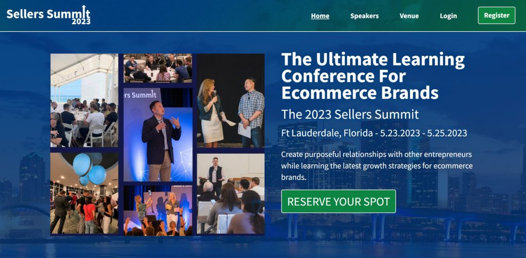 Sellers Summit 2023, globalt e-handelstoppmøte
