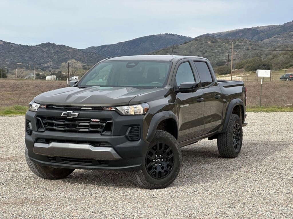 2023 Chevrolet Colorado Trail Boss front on road
