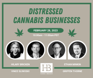 ILMAINEN webinaari, 28. helmikuuta: Distressed Cannabis Businesses
