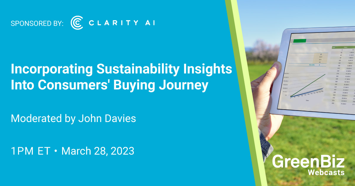 Incorporating Sustainability Insights Into Consumers' Buying Journey