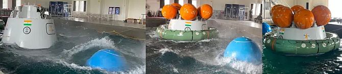 ISRO And Indian Navy Conduct Key Crew Module Recovery Trials For Gaganyaan Mission