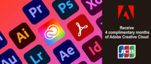JCB bietet 4 kostenlose Monate eines Adobe Creative Cloud-Abonnements an