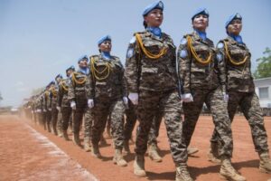蒙古军事外交突出女性维和人员