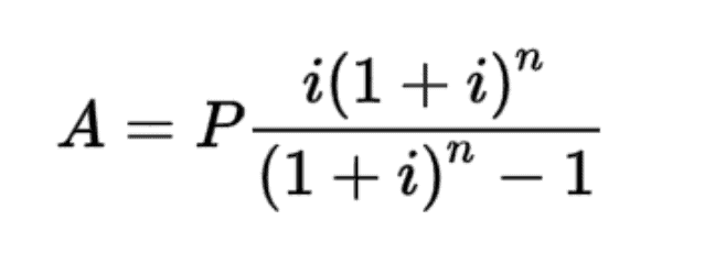 equação de amortização