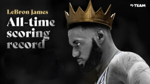 NBA 2K23 LeBron új gólrekordjának tisztelete a meccsen