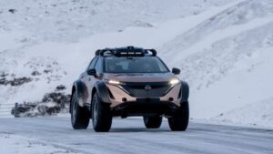 Nissan przedstawia zmodyfikowaną Ariya EV na wyprawę z bieguna północnego na biegun południowy