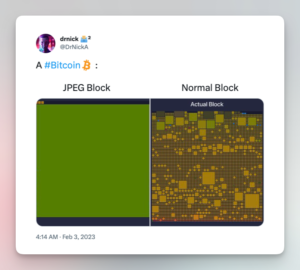 Offchain : l'utilité jamais anticipée de Bitcoin est les JPEG - les maxis ne sont pas amusés
