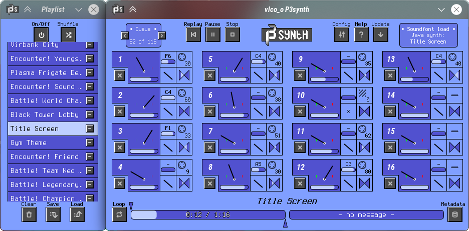 P3-Synthesizer, hergestellt mit Processing #adafruit
