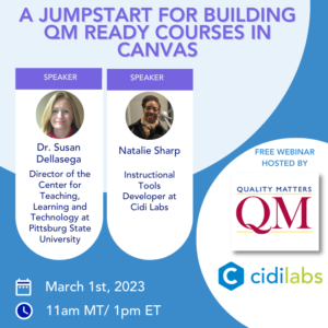 QM Standards and Canvas? Get a Jumpstart with Cidi Labs