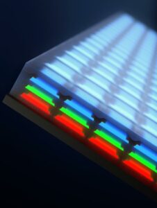 A kutatók úttörő szerepet töltenek be a mikro-LED-ek egymásra helyezésének folyamatában