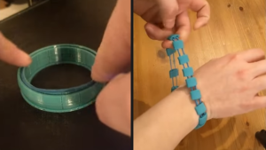 Rubber Bands and O-Rings Give 3D Prints Some Stretch