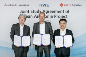 RWE, LOTTE CHEMICAL Corporation ve Mitsubishi Corporation, Teksas, ABD'deki Port of Corpus Christi'de temiz bir amonyak projesi geliştirmek için Ortak Çalışma Anlaşması imzaladı