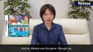 Sakurai on origins of Meteos, shares original proposal