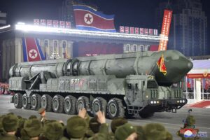 See North Korea display its latest, largest nuclear missiles