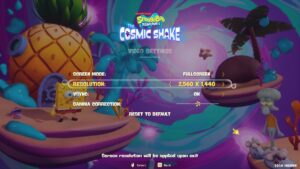 SpongeBob SquarePants: The Cosmic Shake Informe del puerto de PC — Squeaky clean