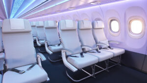Estudo considera os assentos traseiros médios de aeronaves os mais seguros
