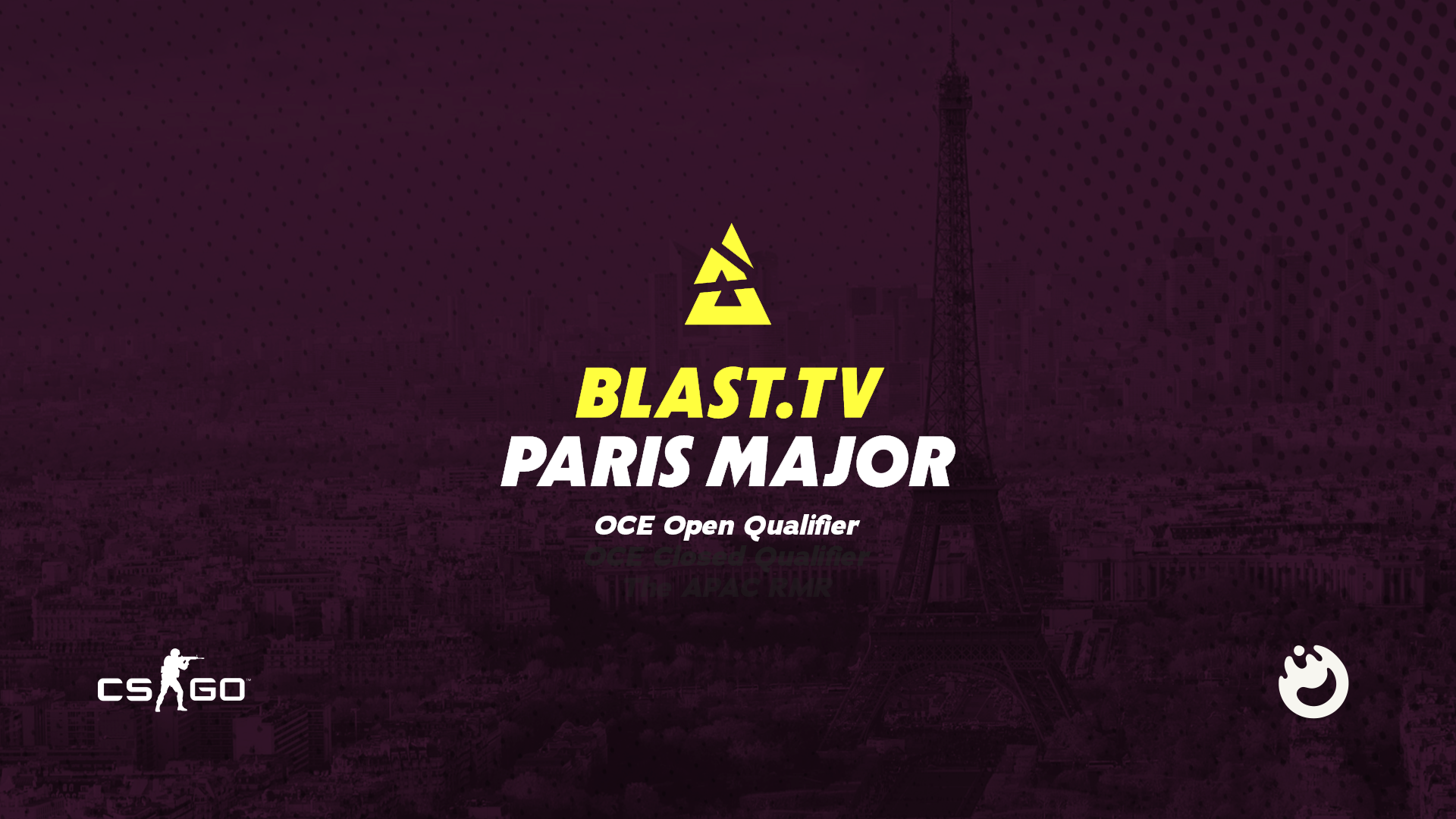 สรุปรายชื่อทีมสำหรับ BLAST Paris OCE Closed Qualifier