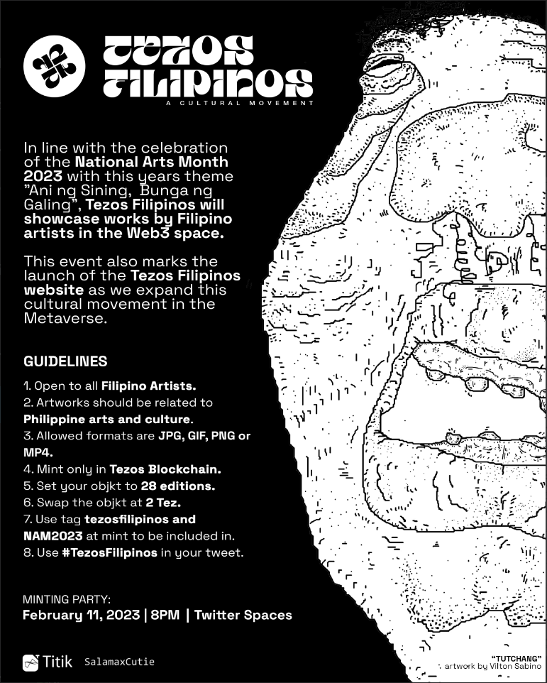 TezosFilipinos akan Menyoroti Seniman NFT Filipina, Karya Seni yang Berfokus pada Budaya dan Tradisi Negara