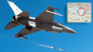 ABD F-16, Huron Gölü Üzerinde Tanımlanamayan 'Sekizgen Şekilli' Bir Nesneyi Vurdu