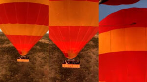 Vídeo: veja como os balões de ar quente colidem em Alice Springs