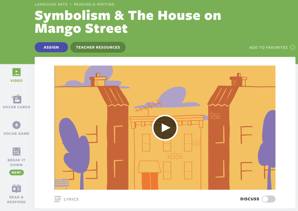 Symboliek en het huis aan Mango Street Videoles voor de Maand van de Vrouwengeschiedenis