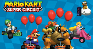 Yoshi ทิ้งคะแนนโบนัสลับของ Mario Kart Super Circuit