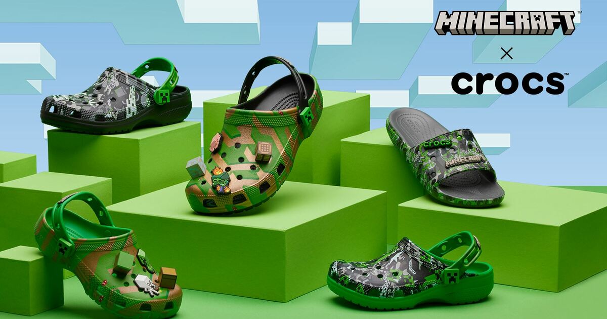 يمكنك قريبًا شراء Crocs المستوحاة من Minecraft التي طالما حلمت بها