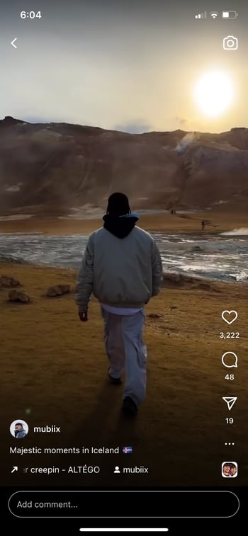 legjobb nyaralás Instagram feliratai: "fenséges pillanatok Izlandon"