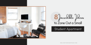 8 unglaubliche Ideen, um eine kleine Studentenwohnung abzugrenzen
