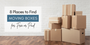 8 endroits où trouver des boîtes de déménagement près de chez vous gratuitement et payantes