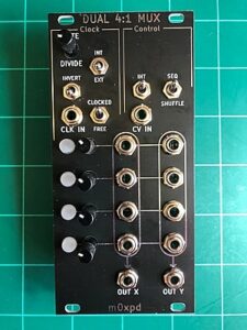 A Dual Channel 4:1 Multiplexer for Eurorack #Eurorack #Music